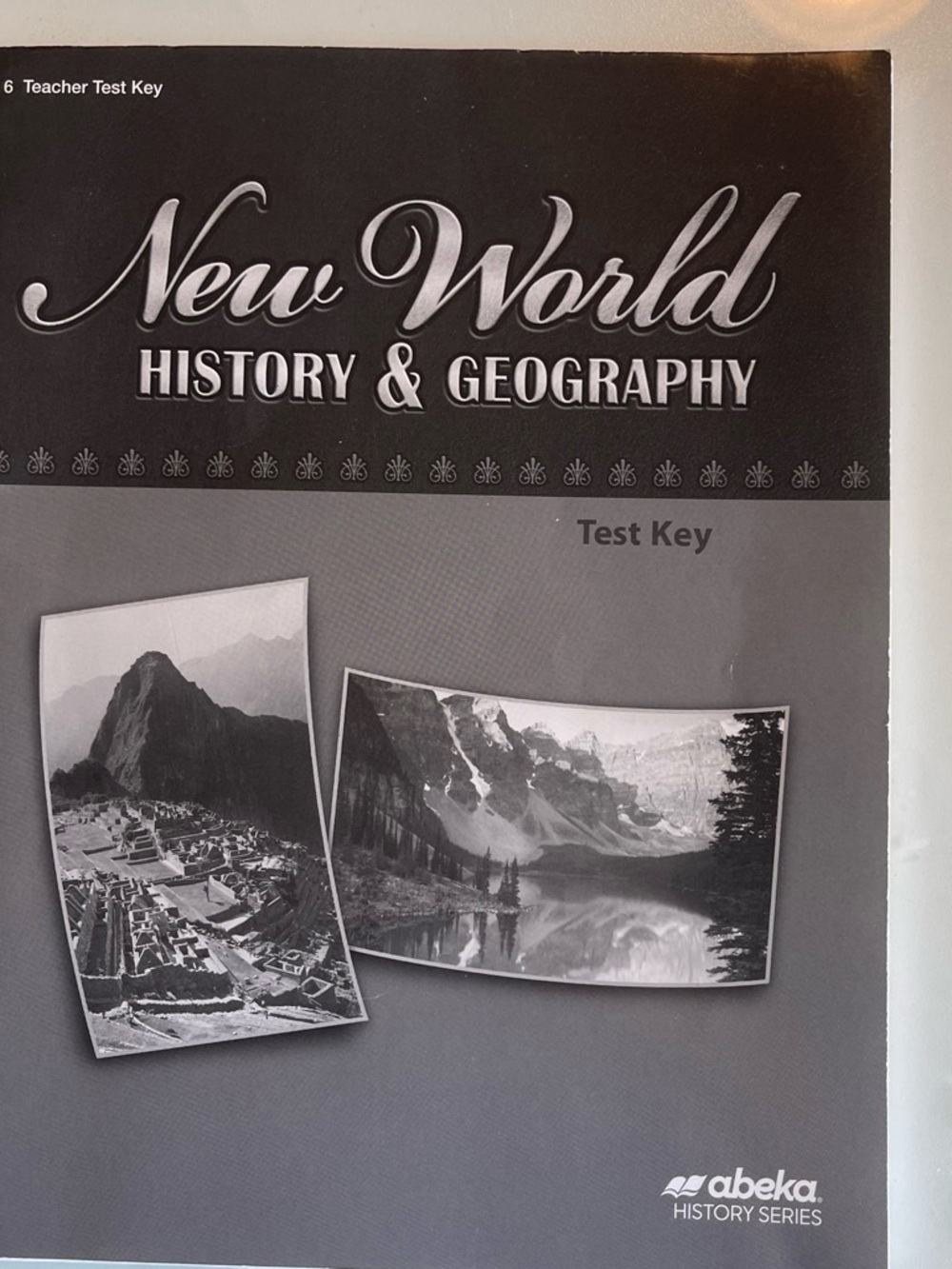 abeka New World History & Geography Test Key – Gray
